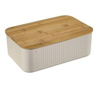 Bodum Boîte à pain Bistro 11740-913 Plastique et bois Petit modèle Blanc
