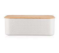 Bodum Boîte à pain 11740-913 Petit modèle Couvercle bambou Blanc