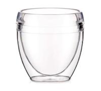 Bodum - 11848-10SA-12 - Pavina Outdoor - Set 6 Gobelets Double Paroi Plastique, SAN - 0.25 l