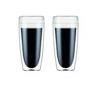 BODUM 11894-10SA PAVINA OUTDOOR Set 2 gobelets double paroi plastique durable, 0.6 l