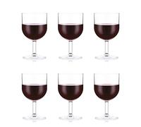 Bodum 11925-10SA-12 OKTETT 6 Verres à vin rouge en plastique durable 0.25 l