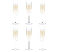 Bodum 11927-10SA-12 OKTETT 6 Flutes à Champagne en plastique durable 0.12 l