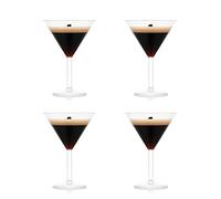 Bodum 11928-10SSA OKTETT 4 Verres à Martini en plastique durable 0.18 l