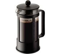 Bodum 1788-01 Kenya Cafetière à Piston 8 Tasses 1,0 L Noire