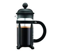 Bodum Cafetière à piston Java – Monture et couvercle en plastique, 3 tasses 0.35 l Noir