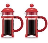 BODUM 1903-04 JAVA Cafetière à piston, monture et couvercle en plastique, 3 tasses, 0.35 l (Lot de 2)