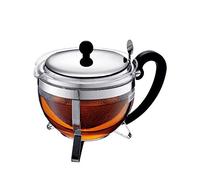 Bodum 1921-16-6 appareil à thé 1,5 L Noir, Argent, Transparent