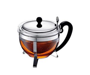 Bodum - 1922-16-6 - Chambord - Théière à Tamis - 1 L - Inox, Silver