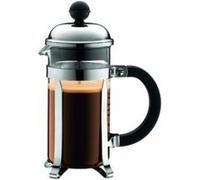 Bodum 1923-16 - ELECTROMENAGER - CAFETIERE - Chambord Cafetière à Piston pour 3 Tasses Acier Chromé 0,35 L