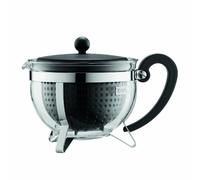 Bodum - Théière Chambord Noire 1,3 L Filtre En Plastique