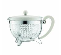 Bodum - 1970-913 - Chambord - Théière Filtre Acrylique - 1,5 L - Blanc