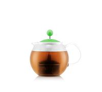 Bodum Assam 1823-538B Tea Press with Glass Handle and Colored Plastic lid, 0.5 l, 17 oz