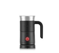 BODUM BARISTA Mousseur à lait électrique 300 ml - Acier inoxydable avec revêtement intérieur antiadhésif - Pour cappuccino, latte & chocolat chaud - Deux disques pour mousser et chauffer le lait