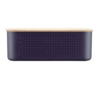 Bodum - Bistro Boite À Pain Petit Modèle, Couvercle Bambou, 19 Cm X 29 Cm X H 1 11740-540s