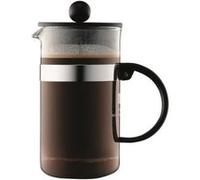 bistro cafetiere piston 3 tasses/0,35l noir