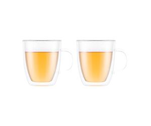 Bodum BISTRO - Lot de 2 - Tasses isothermes à double paroi - 450 ml avec anses