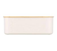 Boite à pain - BODUM - 11740-913 - Petit modèle - Couvercle bambou - Blanc