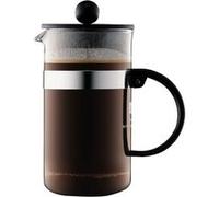 Bodum - 1573-01 - Bistro Nouveau - Cafetière à Piston 3 Tasses - 0,35 L - Noir
