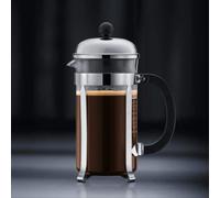 BODUM Cafetière à piston 3 Tasses Chromée & Noire - Chambord