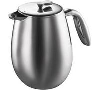 Bodum - 1312-16 - Columbia - Cafetière à Piston Isotherme 12 Tasses - Double Paroi Inox - 1.5 L - Brillant