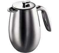 - Cafetière à piston, double paroi, 3 tasses, 0.35 l, en inox