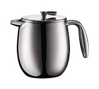 Bodum Cafetière à Piston Double Paroi Columbia - 0,5L / 4 Tasses - Acier Inoxydable Mat- Passe au Lave-Vaisselle