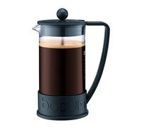 Bodum Cafetière à piston française brésilienne de 963,9 g, verre borosilicate haute chaleur, noir - Fabriquée au Portugal