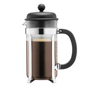 Bodum Cafetière à piston 1918-01 en verre noir 8 tasses 1 L