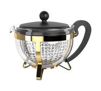 BODUM Cafetière ou théière ou réchaud (théière dorée)