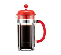 Bodum Caffettiera 1 L - 8 tasses - Rouge vif - Cafetière à piston