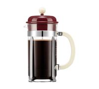 Bodum Caffettiera Cafetière à piston 8 tasses / 1 L - Rouge cranberry