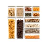 BODUM CANTEEN Set de 12 bocaux de conservation, 4 x 1L / 2 x 1.2L / 4 x 0.5L / 2 x 2.6L, Weiß