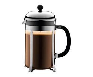 Bodum Chambord Noir, Chrome, Transparent