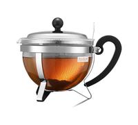 Bodum Chambord Théière avec filtre et couvercle en acier inoxydable - 1 L