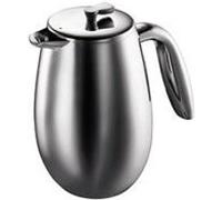 Bodum columbia cafetière à piston, double paroi, 3 tasses, 0. 35 l, en inox Brillant G