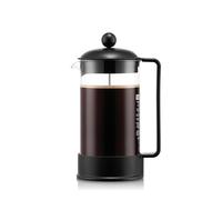 Bodum - 1548-01 - Brazil - Cafetière à Piston 8 Tasses - Noir - 1.0 L