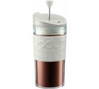 BODUM K11102-913 TRAVEL PRESS SET MUG À PISTON + COUVERCLE EXTRA 0,35 L BLANC CRÈME