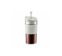 BODUM K11102-913 TRAVEL PRESS SET MUG A PISTON + COUVERCLE EXTRA 0,35 L BLANC CREME