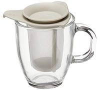 Bodum K11239-913 Yo-Yo Set de Mug/Filtre Verre/Nylon Blanc 0.35 L