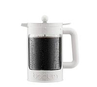 Bodum K11683-913 Bean Cafetière Café Glacé Plastique Blanc 12,5 x 20 x 22,7 cm 1,5 L