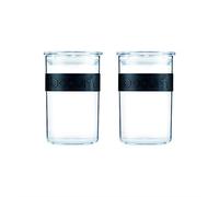 Bodum - K11828-01SA - PRESSO - Set de 2 bocaux Conservation en Plastique, avec Couvercle hermétique - 0.6 l