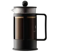 Bodum Kenya Cafetière - 350ml / 3 tasses - French Press manuel en verre borosilicaté et acier inoxydable - Lavable en machine - Made in Portugal