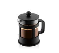 BODUM 1784-01 KENYA Cafetière à piston, 4 tasses, 0.5 l, Noir