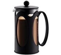 Bodum - 10685-01 - Kenya - Cafetière à Piston 8 Tasses - 1.0 L - Noir
