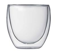 BODUM Lot de 2 verres double paroi 8 cl - Pavina
