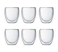 BODUM Lot de 6 verres double paroi 25 cl - Pavina
