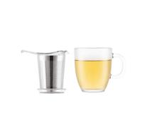 Bodum - Mug En Verre Trempã© 0.35 L Filtre En Inox K11239-10-1