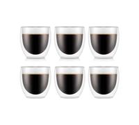 BODUM PAVINA Lot de 6 - Verres thermiques à parois doubles de 250 ml