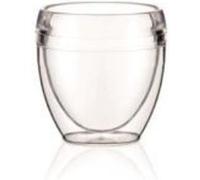 Bodum Set de 2 gobelets PAVINA OUTDOOR 11848-10SA double paroi plastique SAN 0,25 l