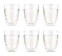 Bodum - pavina outdoor - set 6 gobelets double paroi plastique - pc - incassable - 0. 35 l G